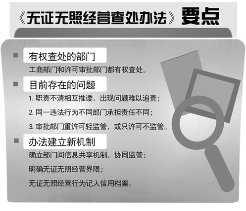 楚雄《无证无照经营查处办法》征求意见 集贸市场销售农副产品拟不查处